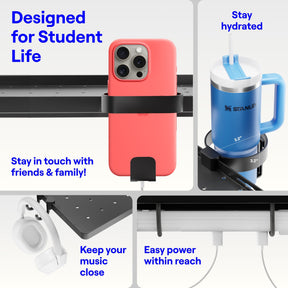 The DormEssential Bedside Shelf / BedShelfie - DormEssential