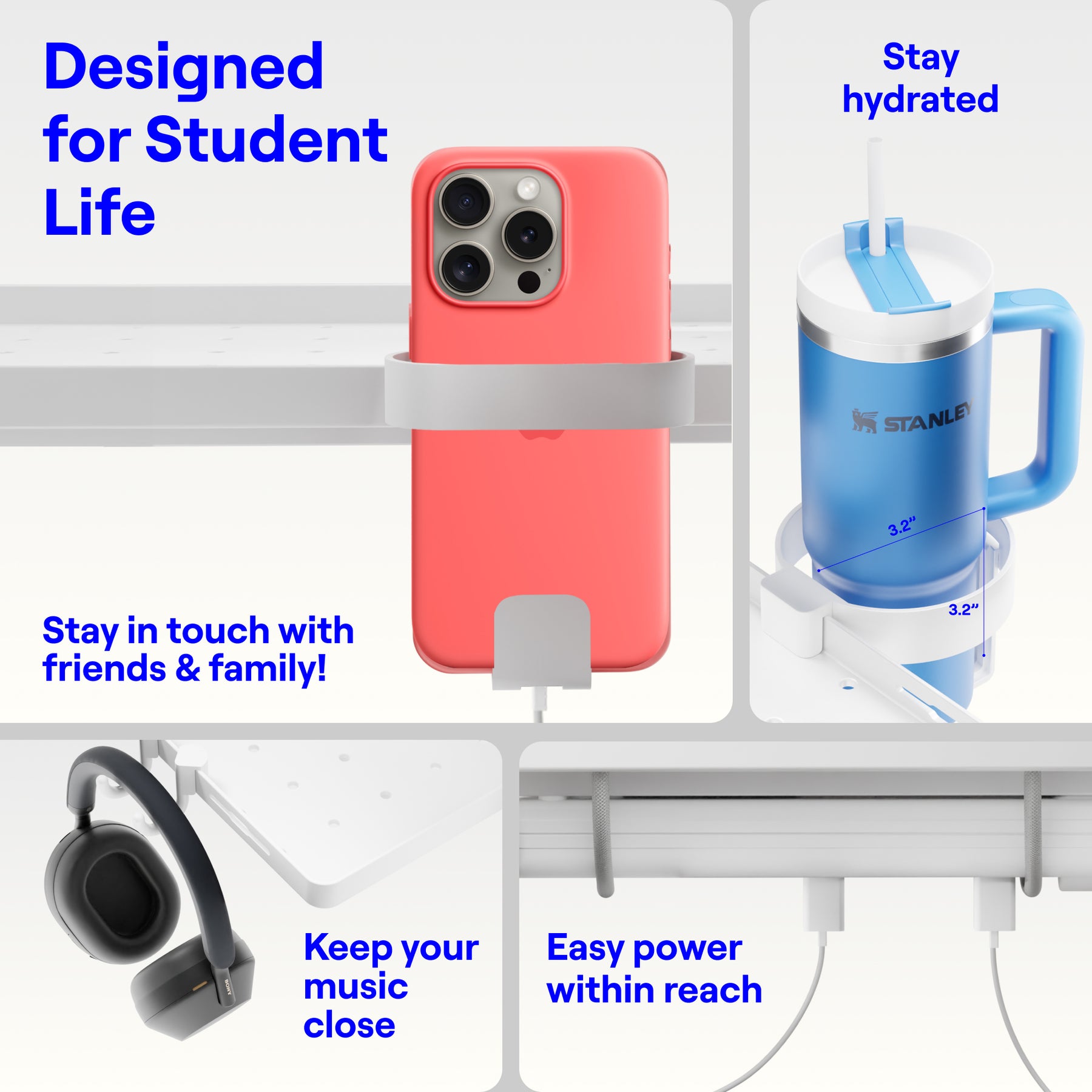 The RoomEssential Bedside Shelf / BedShelfie - RoomEssential